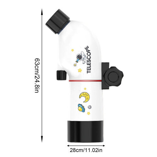 40X Zoom Large Lenses Telescope For Child Beginner-Blue 2