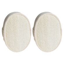 Loofah badehandske, nem vedligeholdelse og lang levetid for naturlig, skånsom eksfoliering