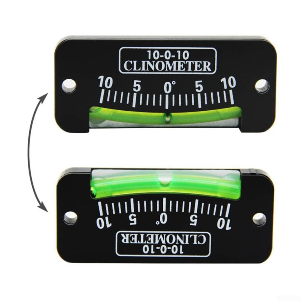 Portable Marine Trail Inclinometer 10 Degree Slope Abs Plastic Clinometer For Sailboats Yachts Res Display 9339159519486