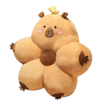 Oreiller dorsal confortable Capybara, soutien de la-yeux ronds S