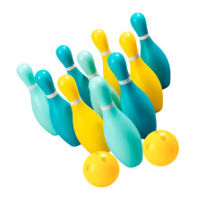 Bowling Plastic Pin Indoor Outdoor Use Lightweight Bottles With Balls Plastic Bowling Pin Set For Family Fun Party
