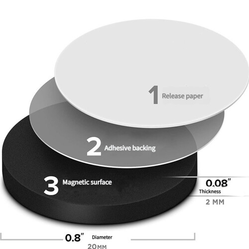 Magnetic Sheet Flexible Magnets With Strong Adhesive-    1 2