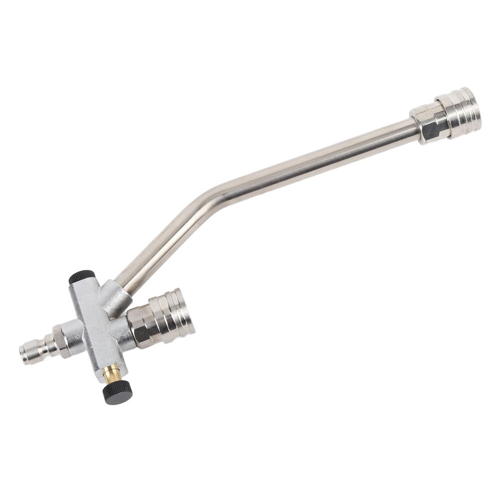 Stainless Steel 6000Psi Dual Connector Pressure Washer Wand & Foam Cannon 6931364405016