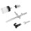 Airbrush-Set aus Edelstahl, vielseitiger, 2