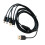 USB-Ladegerät, Multi-Ladekabel für Micro-USB-Geräte vom-Schwarz 1