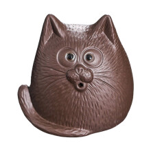 Zisha – figurine de chats en argile, porte-bâton d'encens,-2