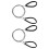 2Pcs Stainless Steel Wire Handsaw Manual Cutting Tool For-Black 1
