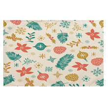 Polyester placemats met sneeuwpopmotief voor kerst, hittebestendige tafelaccessoires die de eettafel beschermen tegen voedselvlekken en krassen,
