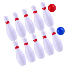 PU Solid Bowling Ball and Pin For Indoor Outdoor Play Smooth Finish Boosts Motor Skills And HandEye Coordination