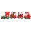Christmas Train Set with Clear Festive Patterns, Elegant Mini Train Decor for a Chic Holiday Home 1