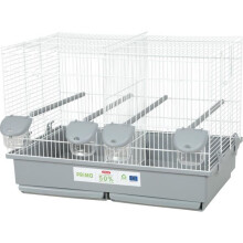 Bird breeding cage - Zolux - Primo Cati - 57 x 34.5 x 41 cm - White and gray