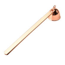 Dekorativer Kerzenlöscher mit langem Griff, Kerzenlöscher zum sicheren Löschen der Flamme, Dochtlöscher aus korrosionsbeständigem Edelstahl.