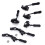 6/12Pcs Adjustable Zippers Repair Tool Easy Install-6Pcs 1