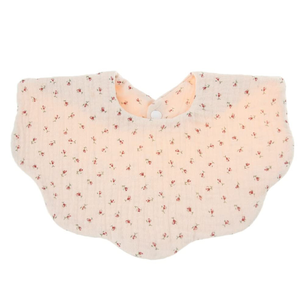 Newborn Muslin Bibs Bandana Drool Bibs For Boys And Girls, 100% Organic Cotton, Absorbent Hypoallergenic Pullover Beige