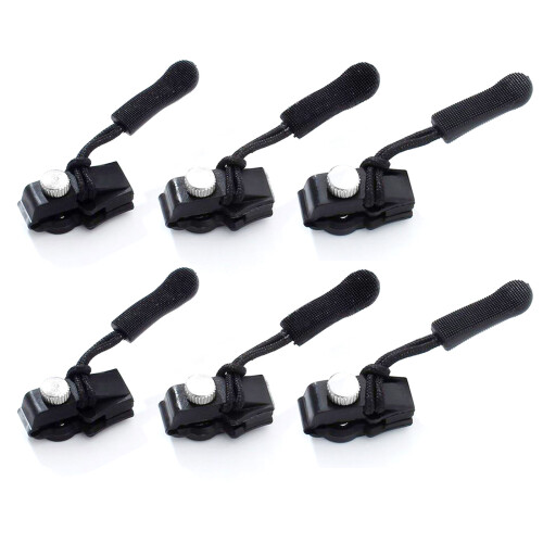 6/12Pcs Adjustable Zippers Repair Tool Easy Install-6Pcs 1