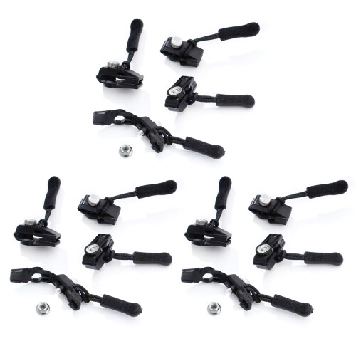 6/12Pcs Zippers Replacement Slider Easy Install Zippers-12Pcs