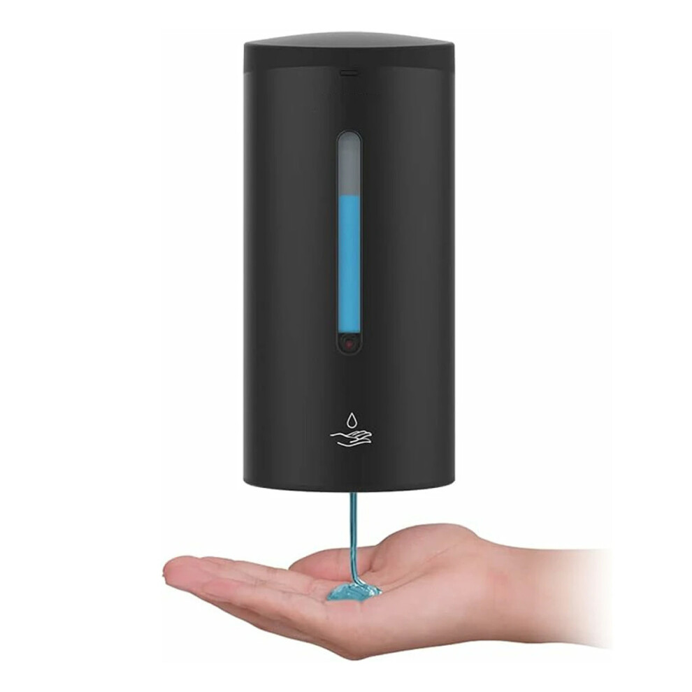 Effortlessly Chic Sanitizer Station, Drill-Free Wall Mount for Quick Setup, Battery Operated for Seamless Operation, Sleek and Space-Saving Design for