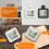 Clock with Temperature Humidity Indicators Alarm Setting-Black 5