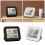 Clock with Temperature Humidity Indicators Alarm Setting-Black 3