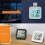 Clock with Temperature Humidity Indicators Alarm Setting-Black 6