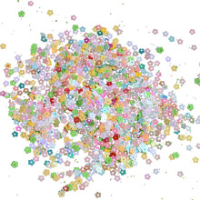 Premium PVC Party Glitter Confetti Γοργόνα Seashell Scallop Shapes For Nail Art Scrapbooking DIY Crafts, Βελτιώστε τους