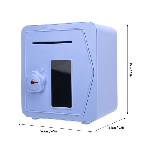 Kinders LCD-Touchscreen-Spardose, Groß Blau, 16,6x12,4x19cm 1