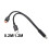 Schnelles USB-Typ-C-2-Ladeanschlusskabel für-0,2 m Schwarz 1