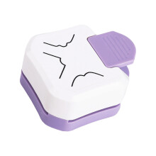Simple Operations Corner Punch Insert Materials Press-Purple