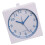Wecker mit Hintergrundbeleuchtung, analog, leise,-Himmelblau 1