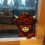 Funny Peeping Highlands Cow Window Decorations,Christmas-A 6