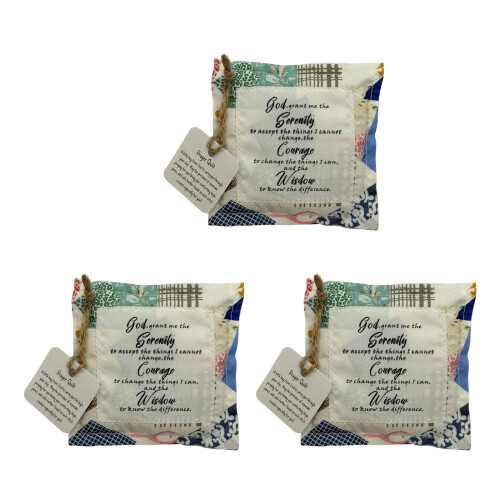 Durable Fabric Prayer Bag Containing Uplifting Messages for-G