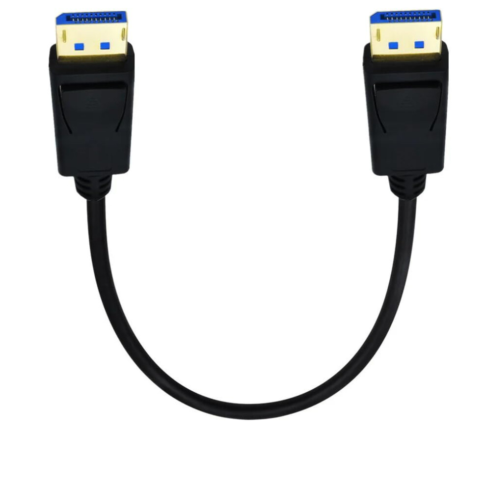 8K Displayport 1.4 Male To Male Audio Video Cable Dp 1.4 8K@60Hz 0.3M Black 9105992544561
