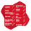 80Pcs Tool Classification Magnetic Labels Reusable on Metal-Red 1