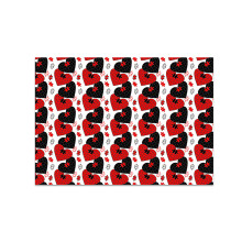 4-delige Valentijnsdag geschenkverpakkingsvellen 70x50cm-type C