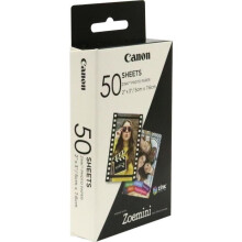 Canon Druckpapier Packung mit 50 Blättern Canon ZINK Fotopapier für Zoemini