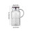 Durable Glass Jugs Retro Theme Sun Pattern-wooden cover 4
