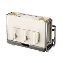 Support de rangement de cuisine-Porte-couteau de bureau blanc