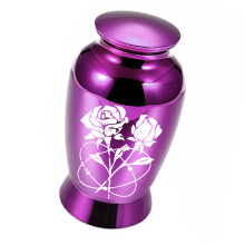 Elegant Patroon Huisdier Ashouder Urn Voor Gedenkteken-Paars