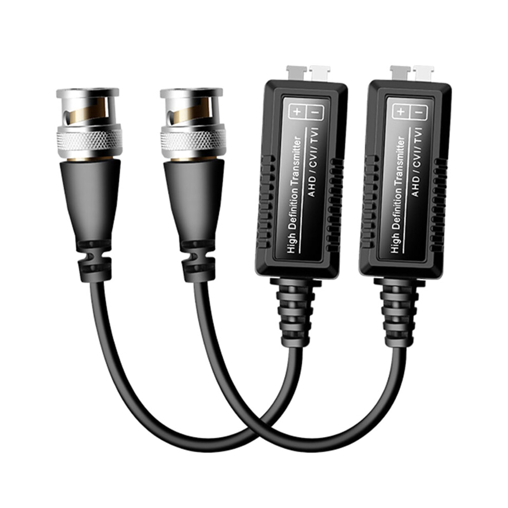 Passive Video Balun Transmitters For Surveillance Systems With Antiinterference Easy Installation Cat5/Cat6 Compatible 9105992544486