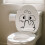Adhesive Cartoon Expression Sticker Waterproof PVC-SCQ2201 4 5