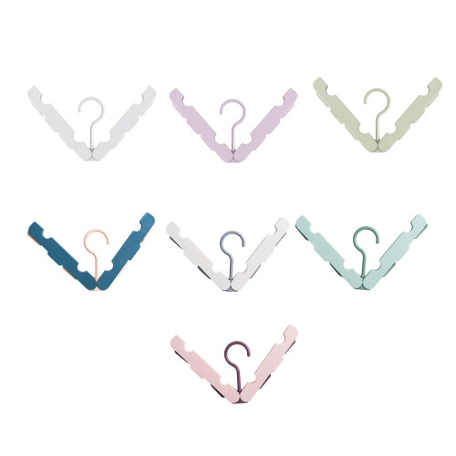 Foldable Portable Hanger for Drying Travel Friendly-Pink 1