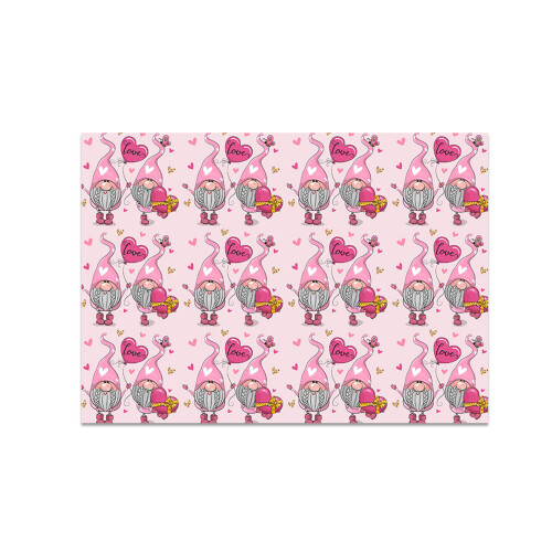 Ensemble de papier d'emballage pour la saint-valentin, 4-type B