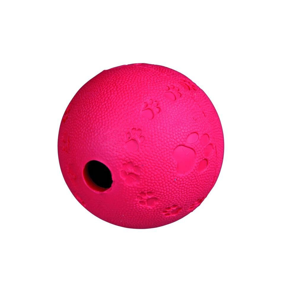 Trixie Dog Activity Natural Rubber Snack Ball 6 Centimetre Diameter - Treat - Dog Ball Snack Rubber Treat Activity 6 Natural Dispensing Rolls