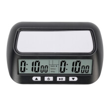 Digitaler Schach-Timer, tragbarer ABS-Uhr, Batteriebetrieb, 14x9cm