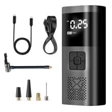 Pompa ad aria senza fili per pneumatici, pompa ad aria senza fili con modalità intelligenti e batteria ricaricabile, compressore d'aria portatile