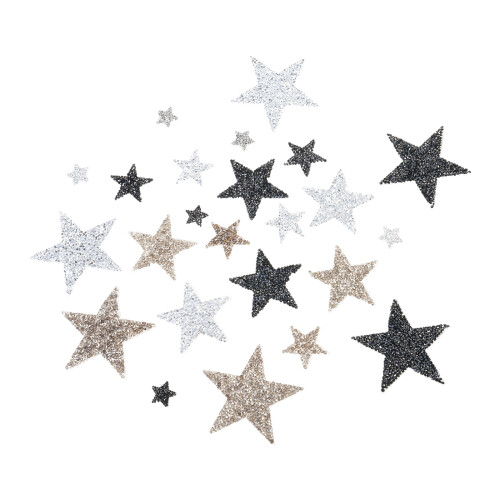 Patchs adhésifs en fer sur étoiles, patchs appliqués en-A01