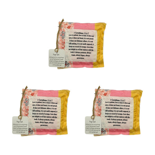 Soft and Colorful Fabric Item Adorned by Blessing Statement-A