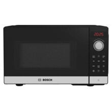 Bosch Serie 2 micro-onde Comptoir Micro-ondes uniquement 20 L 800 W Noir, Acier inoxydable - FEL023MS2