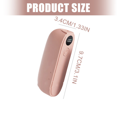 Attractive Heat Pack USB Rechargeable with 6000mAh Battery-Pink 2