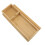Flexibler Bambus-Sofaarmig-Tisch mit Becherhalter, 990g 1